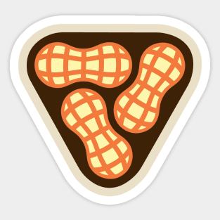 Peanut Badge Sticker